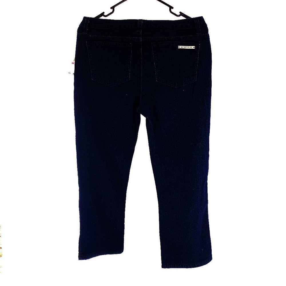 NWT Michael Kors Mid Rise Skinny Jeans Dark Blue Women Jeans Size 6 - Picture 6 of 8